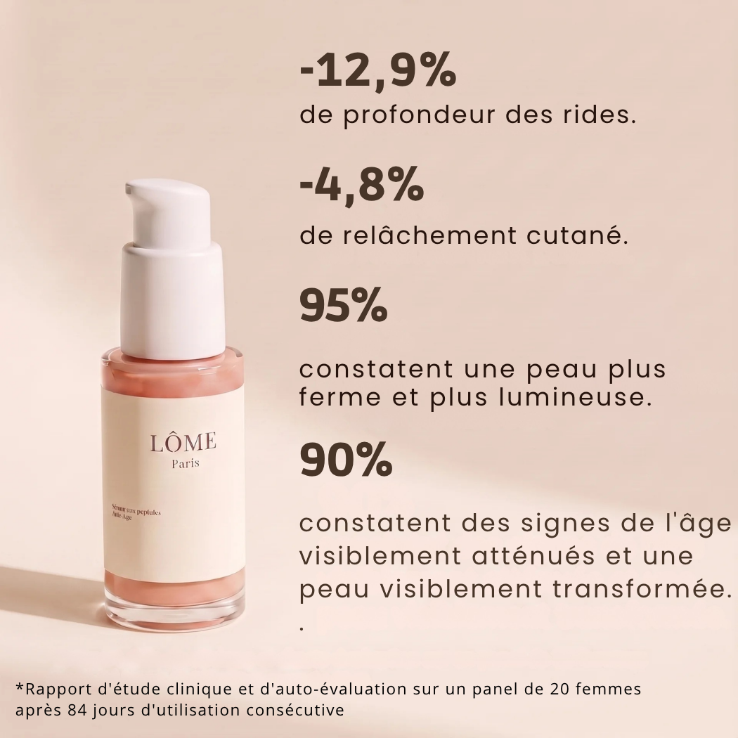 Complexe de peptides pour la fermeté de la peau
Acide hyaluronique hydratant et repulpant
Extrait de Ginkgo Biloba antioxydant
Huiles de fraise et myrtille riches en antioxydants
Aloe vera apaisant et hydratant